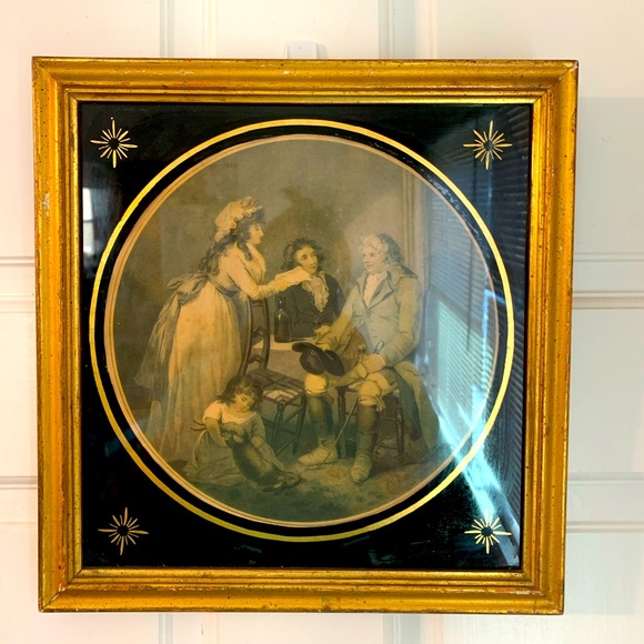 Vintage Borghese Framed Print “Farmer’s Visit to His...